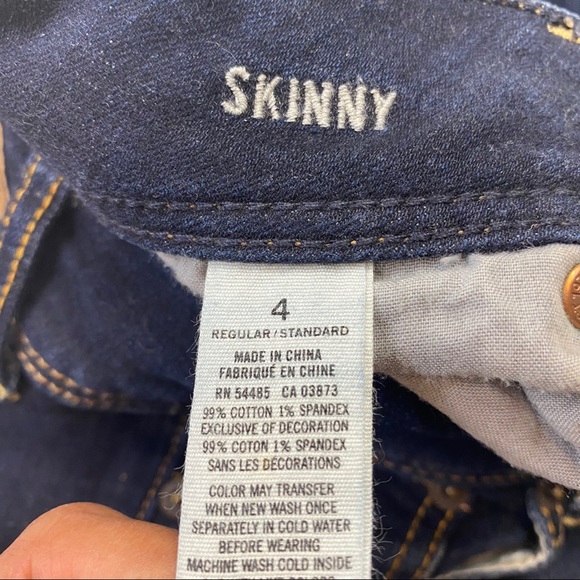 American Eagle Dark Wash Super Stretch Skinny Jean - Picture 6 of 9